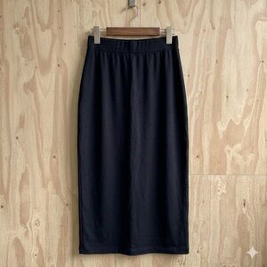 BLQ BASIQ x Revolve Bodycon Midi Skirt Capsule Wardrobe Black Style Womens 0 EUC